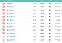 重庆文理学院排名 永川大学排名一览表