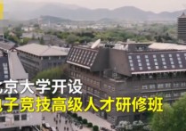 北京大学研修班是什么 朝阳区电竞高校前景